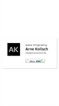 Mobile Screenshot of ak-webdesign.net